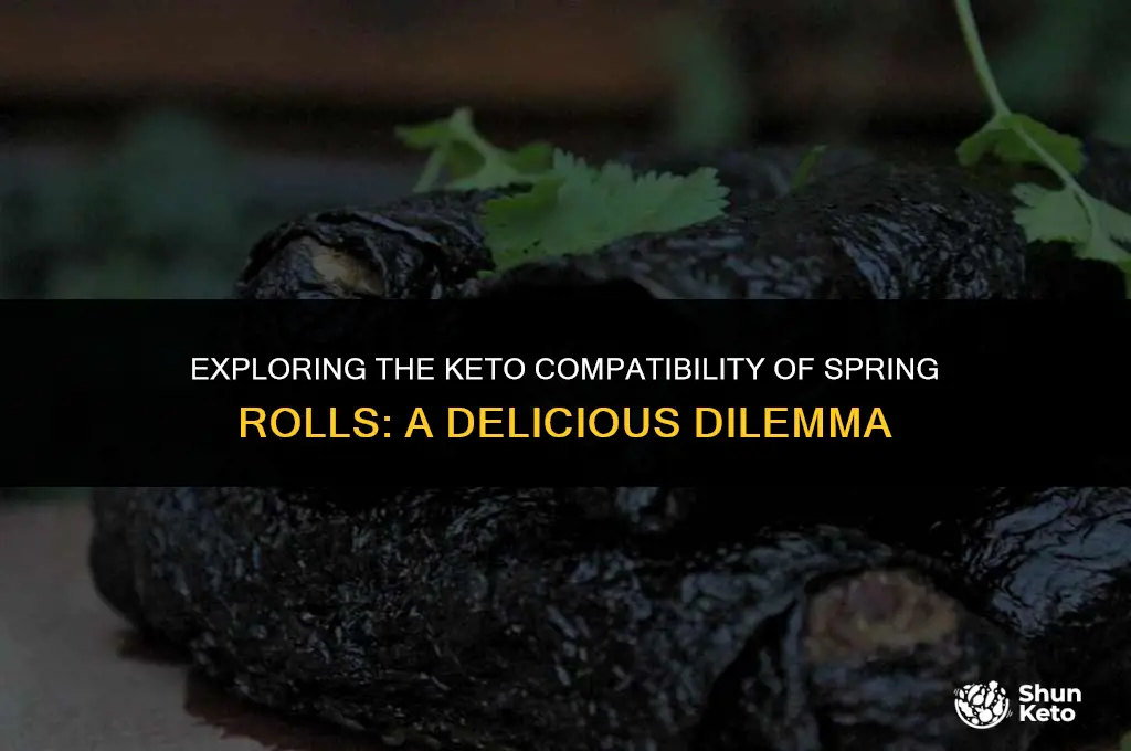 is a spring roll keto