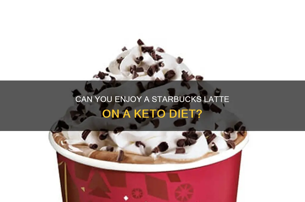 is a starbuck latte ok on keto diet