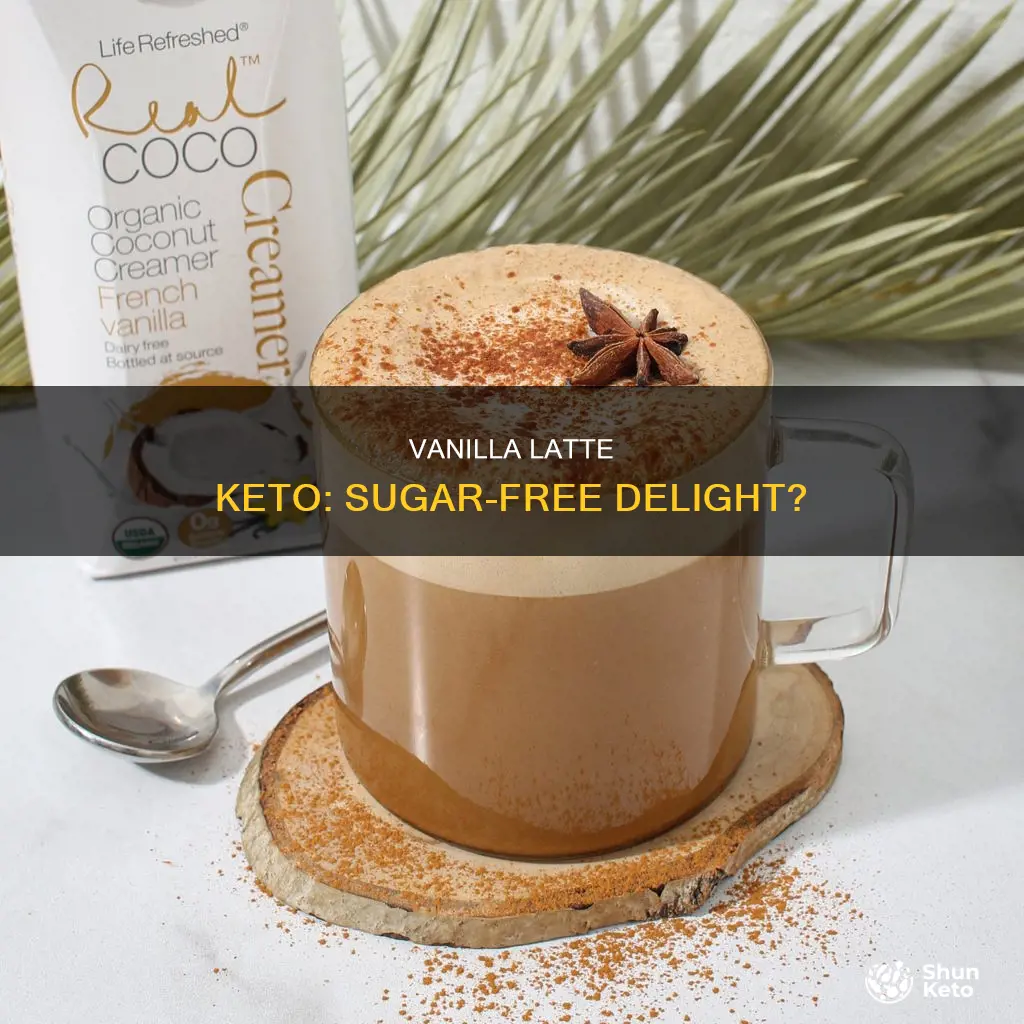 is a sugar free vanilla latte keto