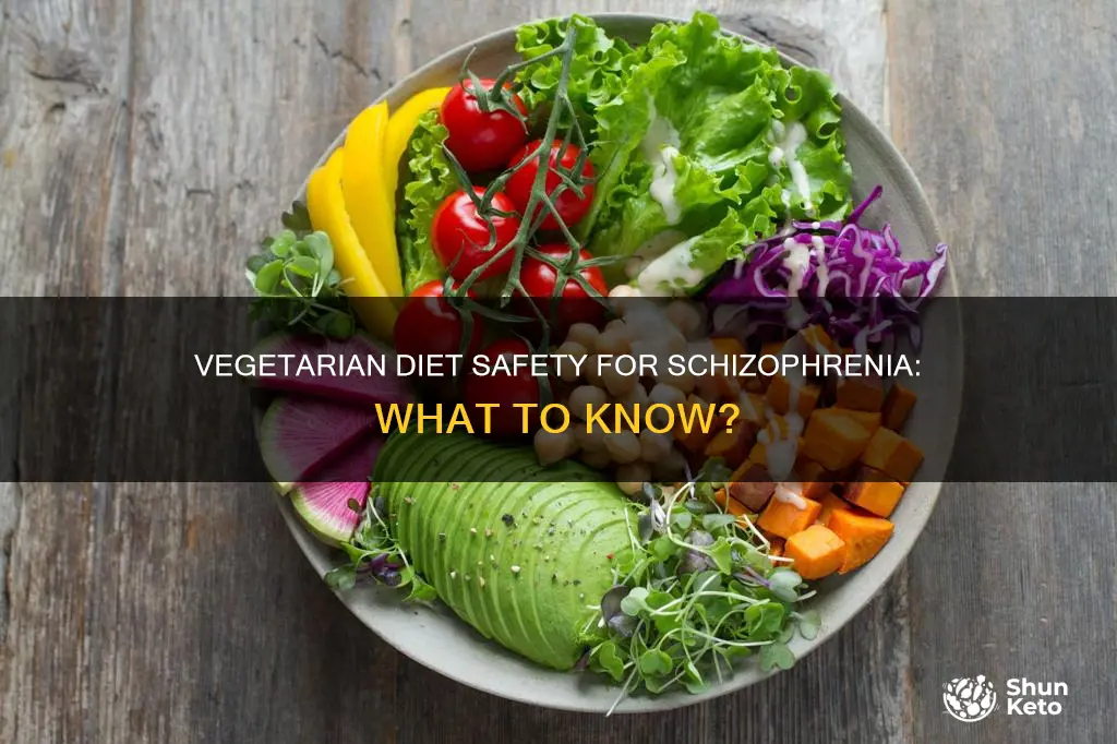 is a vegetarian diet safe with schizophrenia