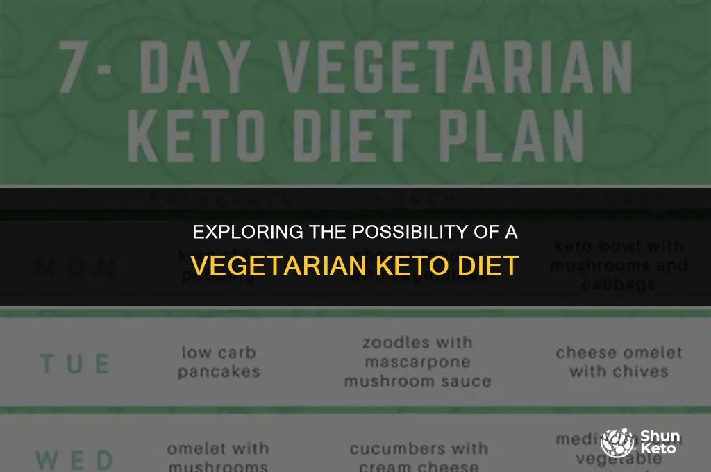 is a vegetarian keto possible