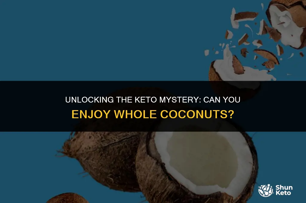 is a whole coconut keto