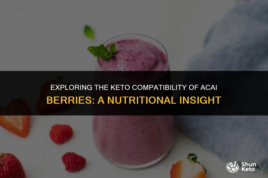 is acai berry keto