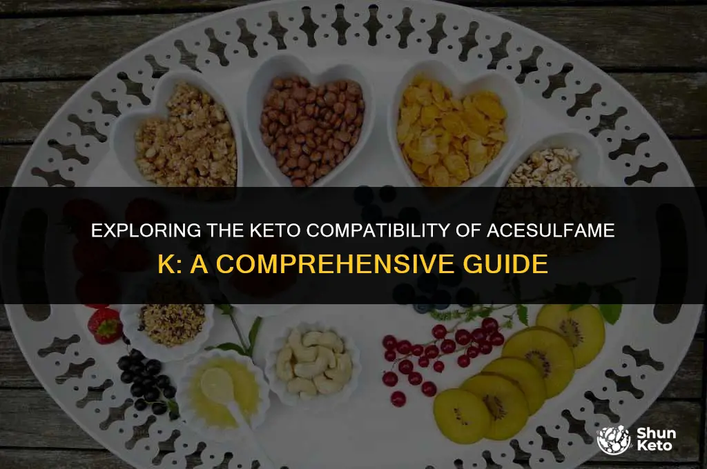 is acesulfame k keto