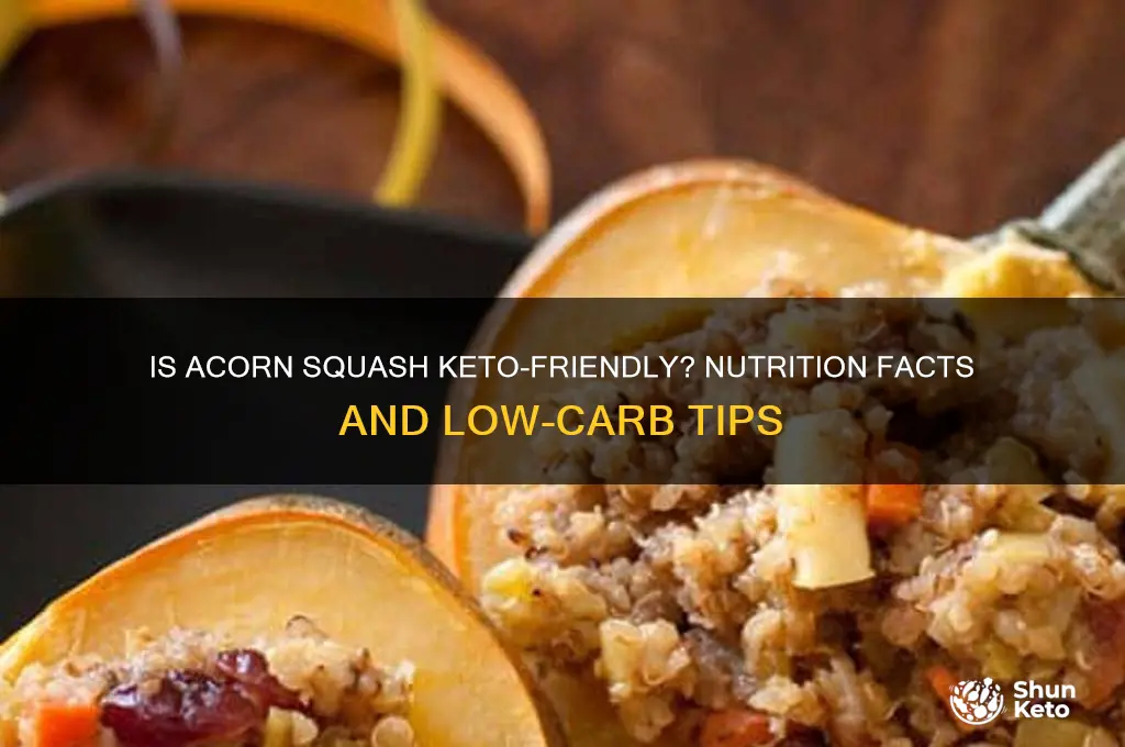 is acorn squash keto