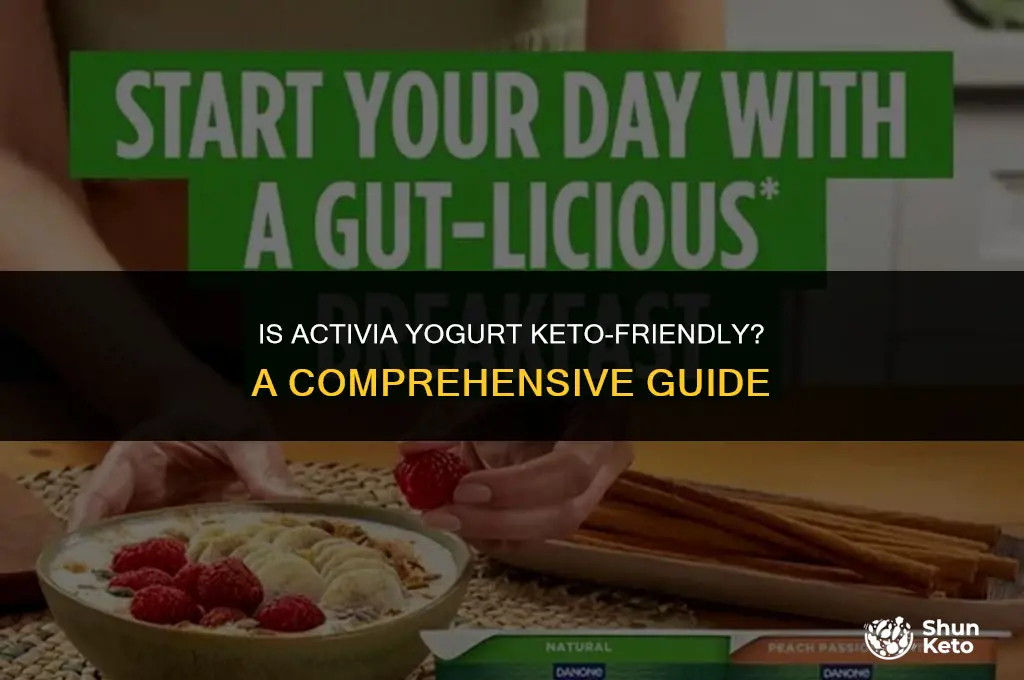 is activia yogurt keto