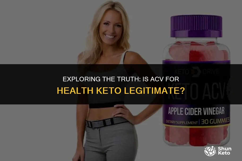 is acv for health keto legit