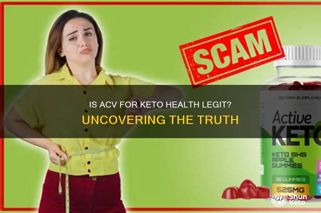 is acv for keto health legit