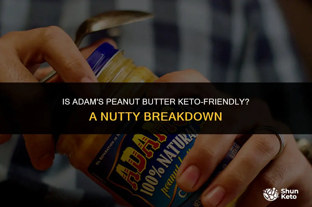 is adams peanut butter keto