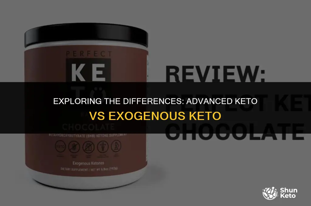 is advanced keto the same product as exogeneous keto
