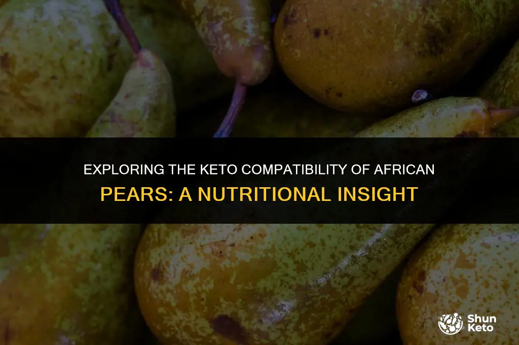 is african pear keto compliant