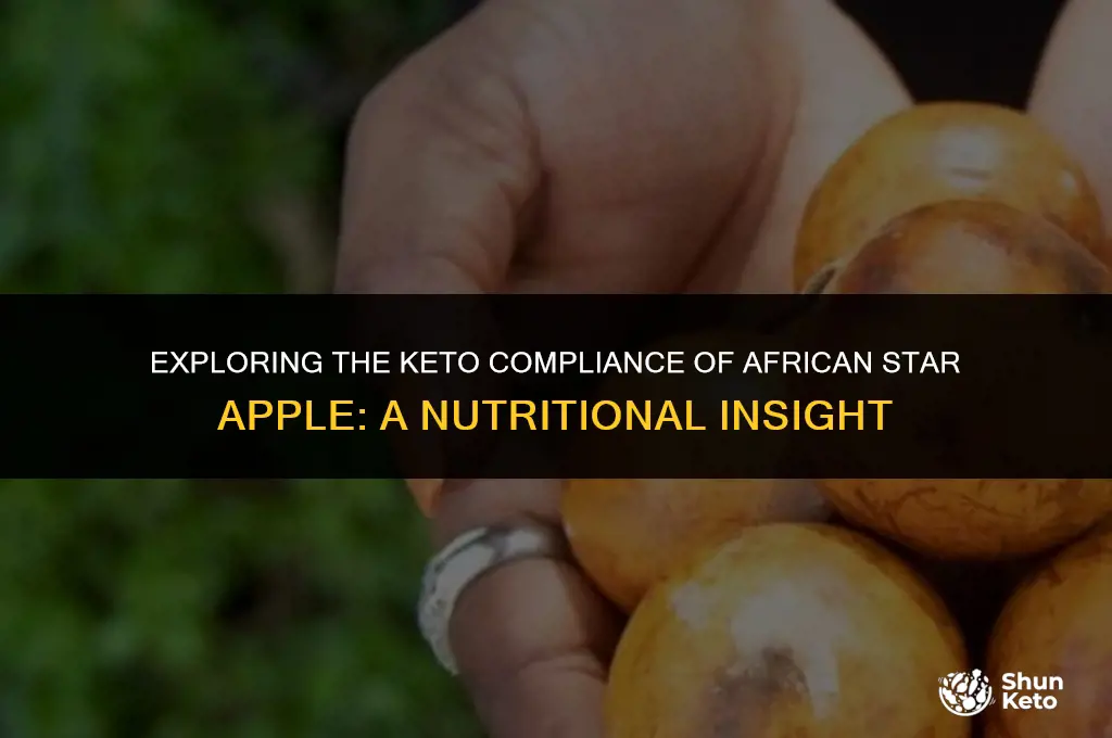 is african star apple keto compliant