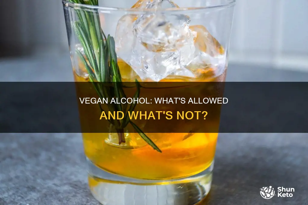 is alcohol allowed on a vegan diet