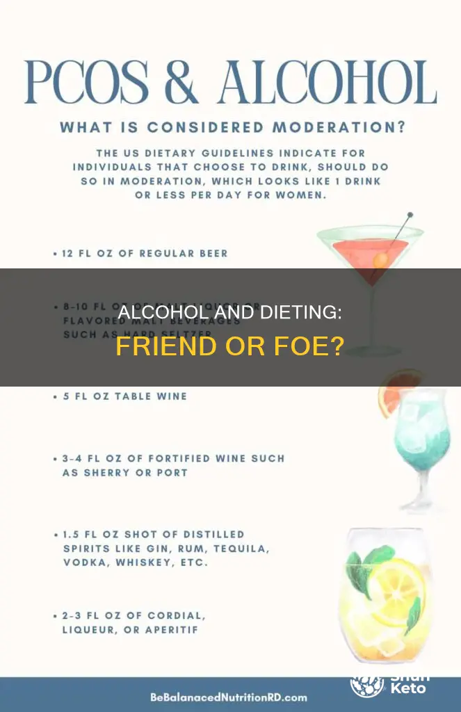 is alcohol ok on a diet