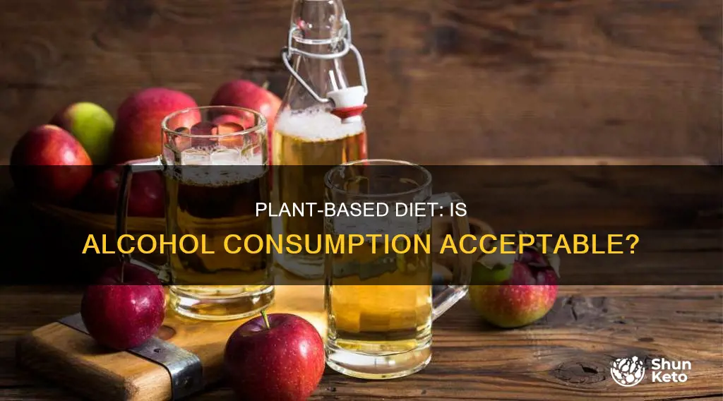 is alcohol ok on a plant based diet