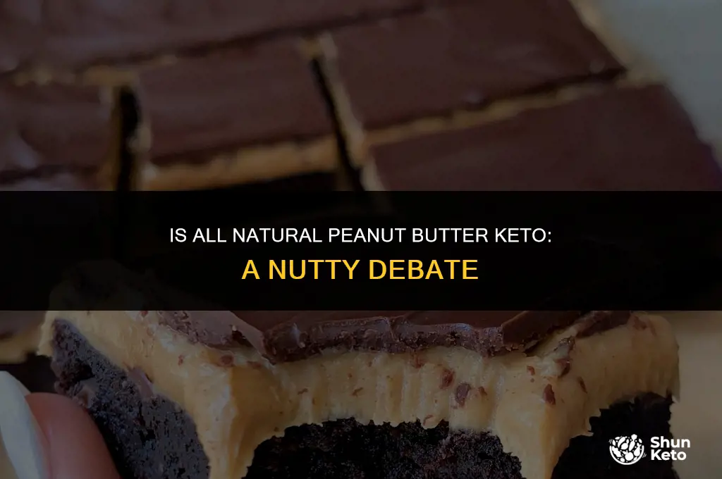 is all natural peanut butter keto
