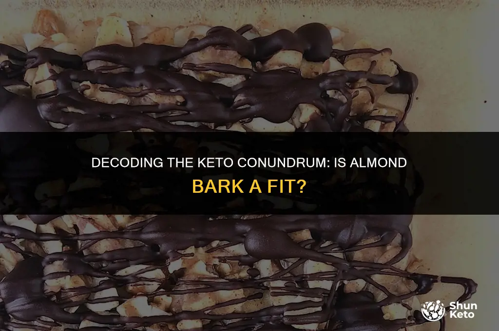 is almond bark keto