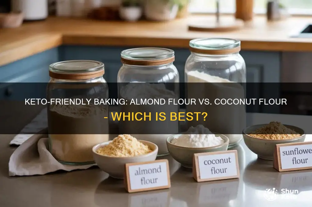 is almond flour or coconut flour okay on keto diet