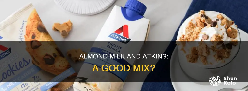 is almond milk allowed on atkins diet