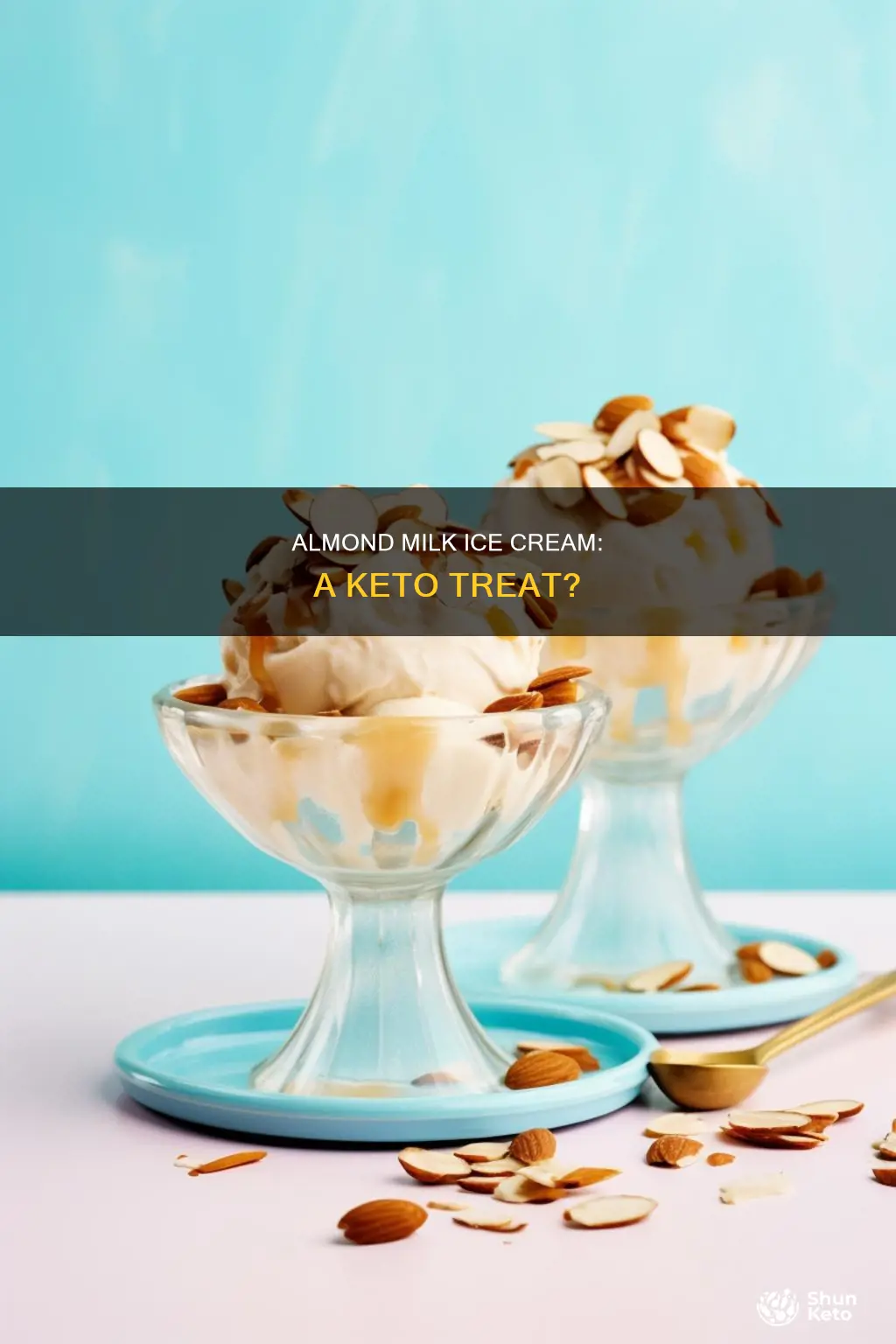 is almond milk ice cream keto