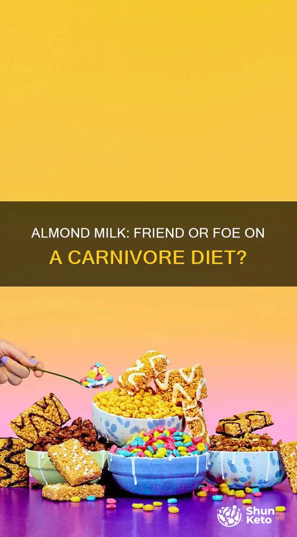 is almond milk ok on carnivore diet