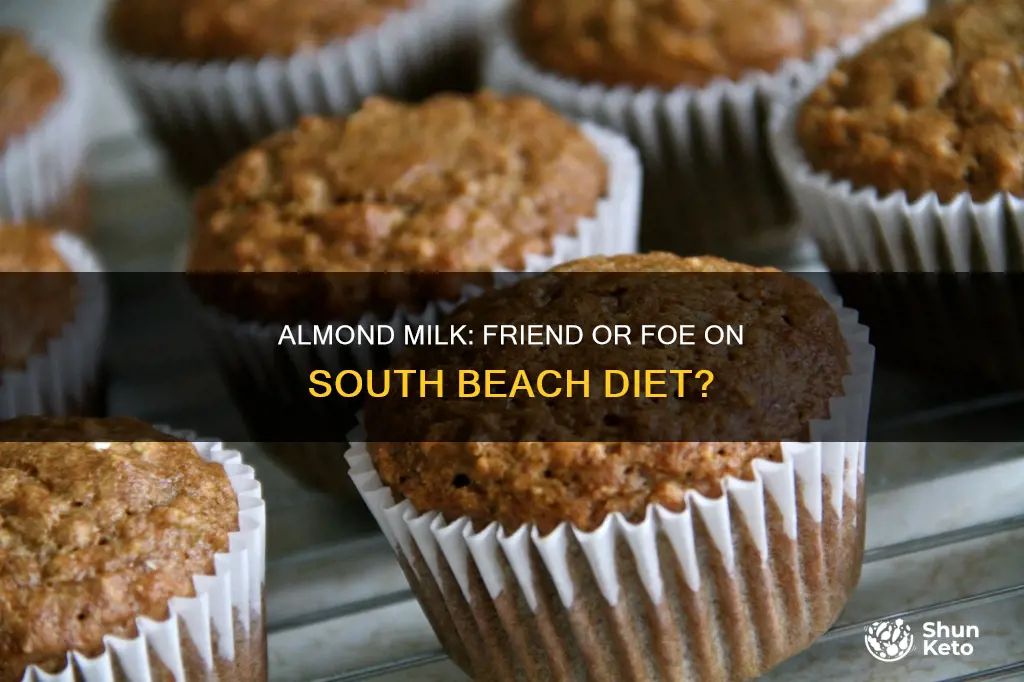 is almond milk ok on south beach diet