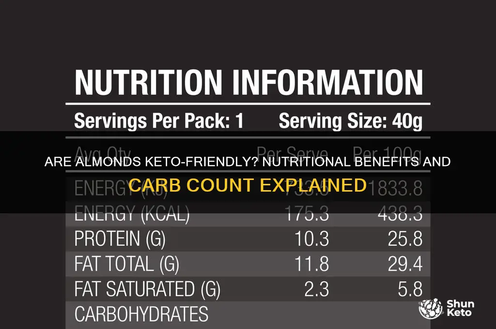 is almonds keto