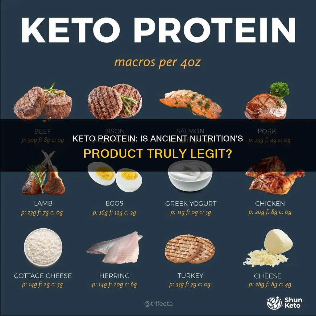 is ancient nutrition keto protein a true protein