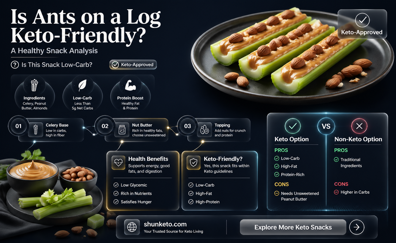 are ants on a log keto