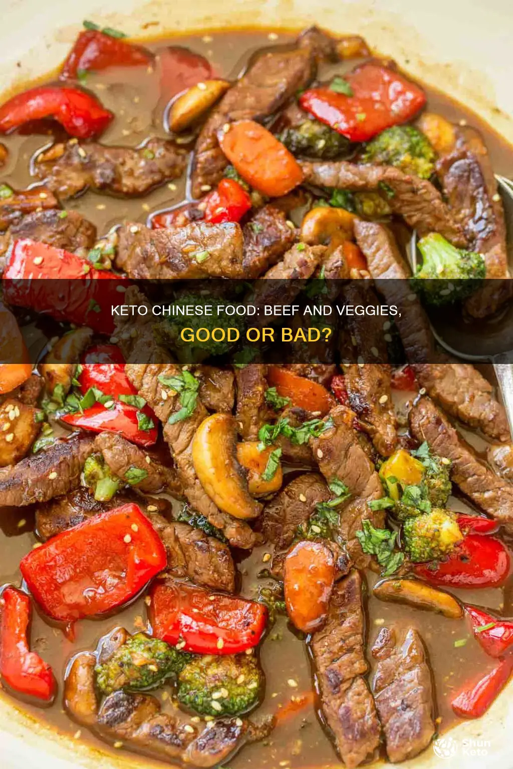 is any chinese food keto beef & mixed vegetables