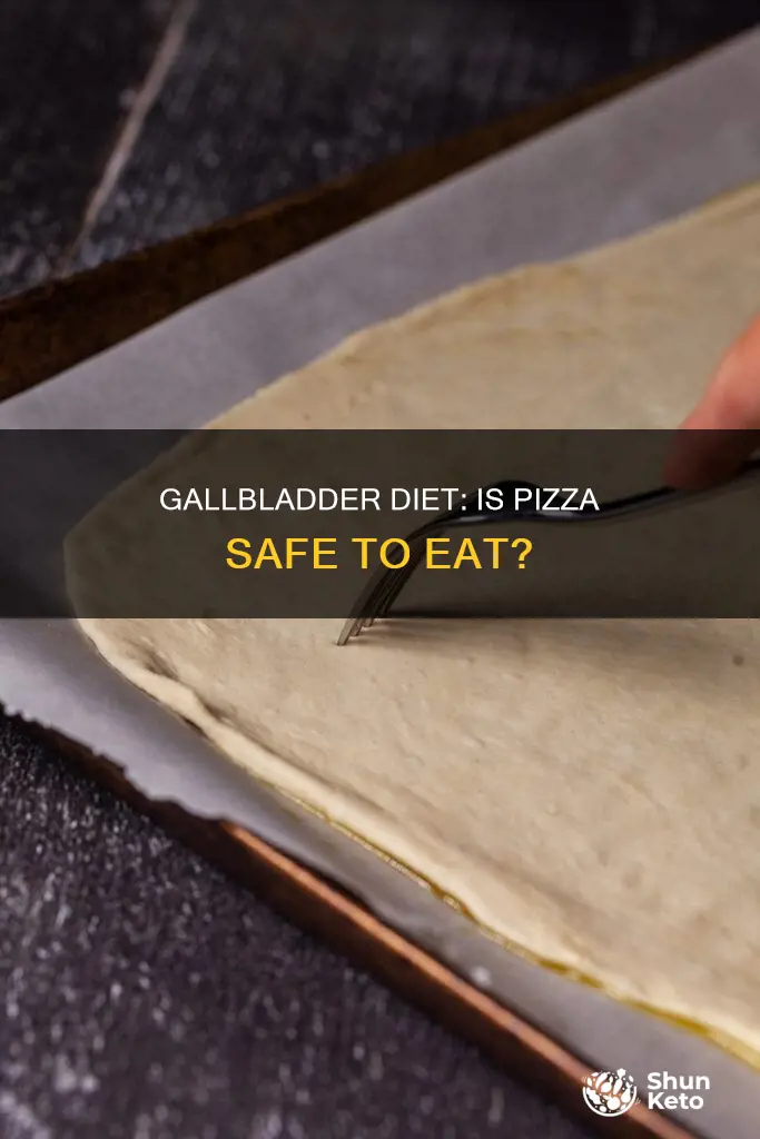 is any pizza safe for gallbladder diet