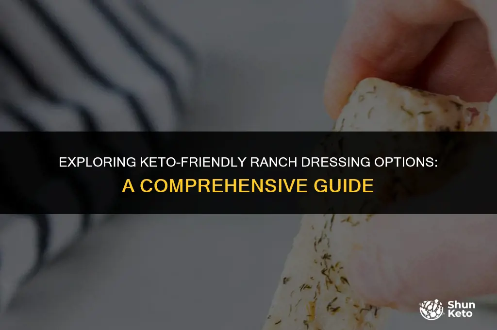 is any ranch dressing keto friendly