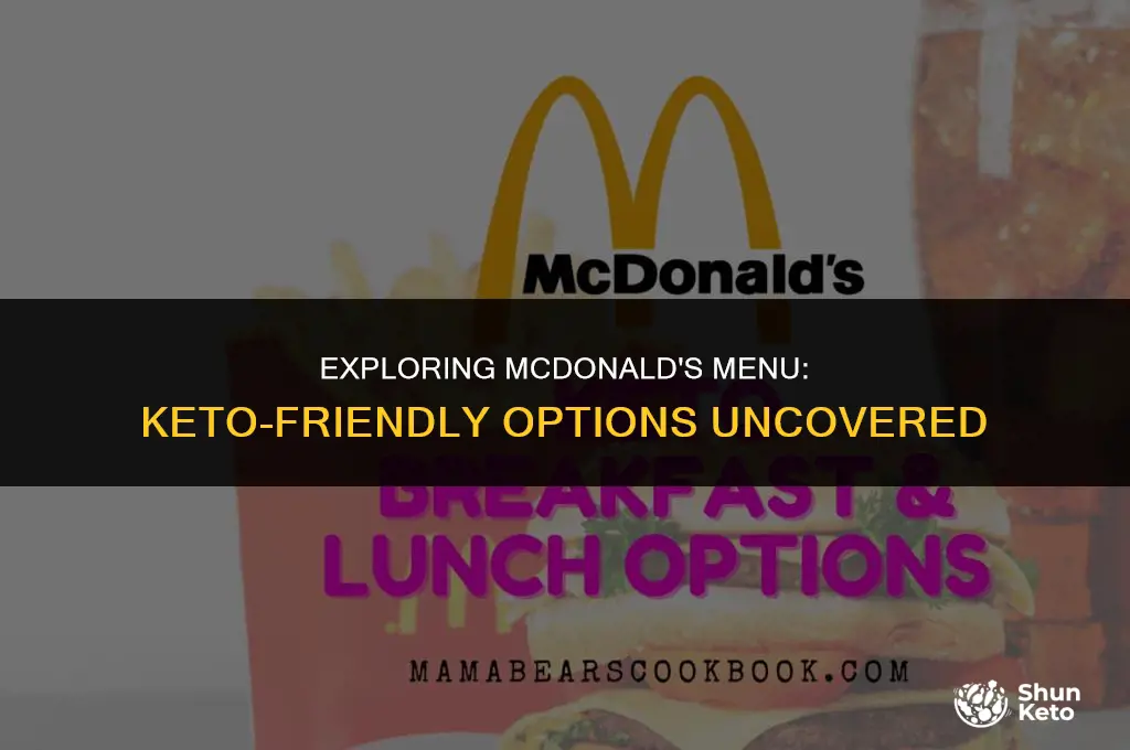 is anything at mcdonalds keto friendly