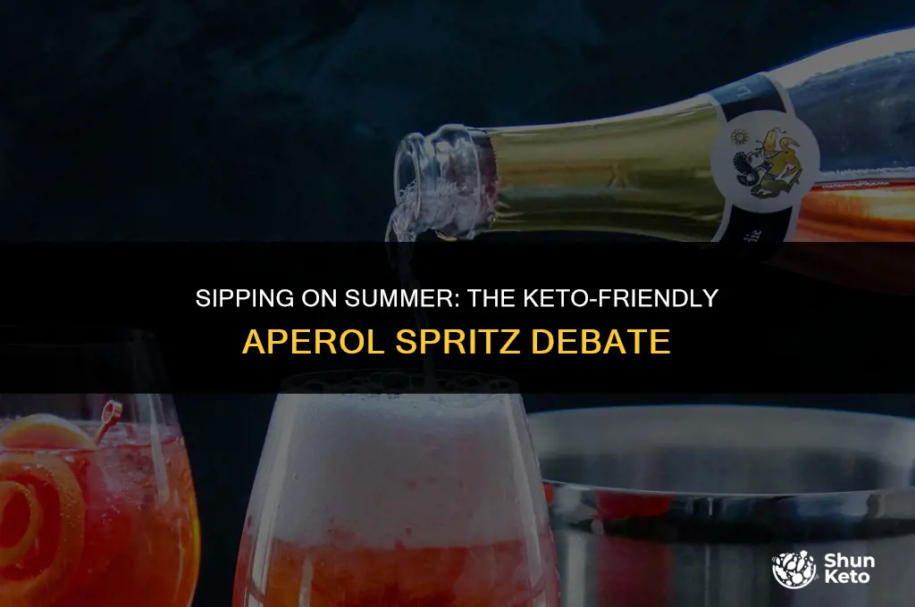 is aperol spritz keto friendly