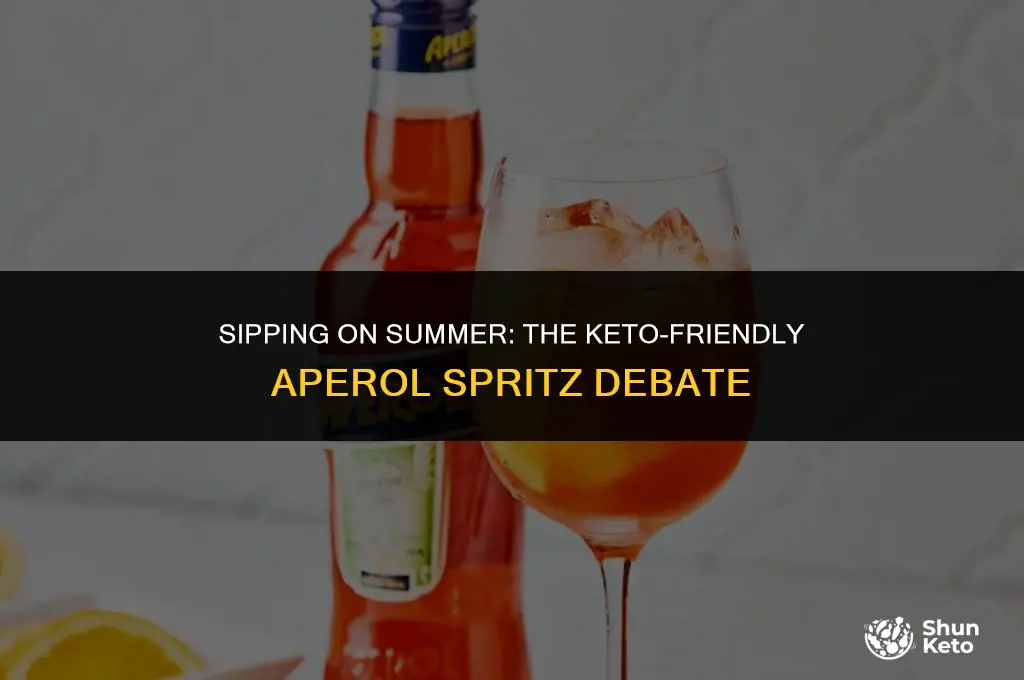 is aperol spritz keto