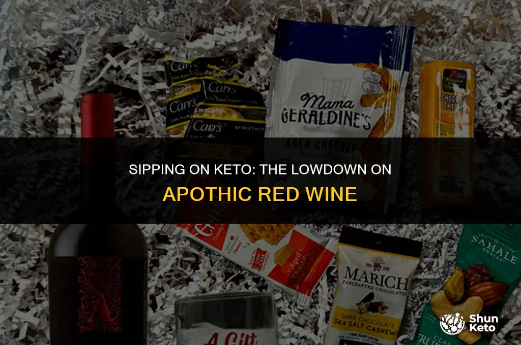 is apothic red wine keto friendly