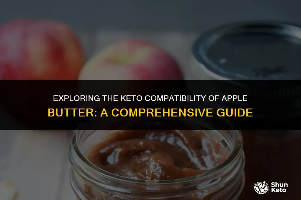 is apple butter keto friendly