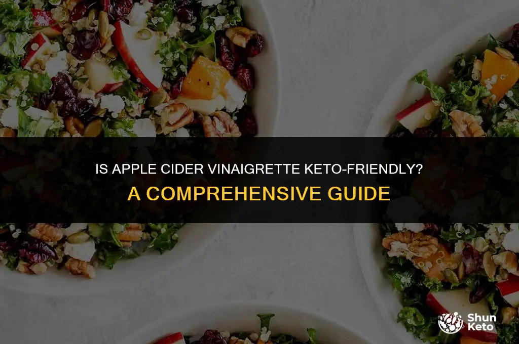 is apple cider vinaigrette keto