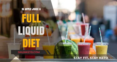 Apple Juice: A Full Liquid Diet Option?