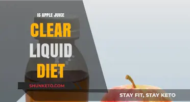 Apple Juice: Clear Liquid or Not?