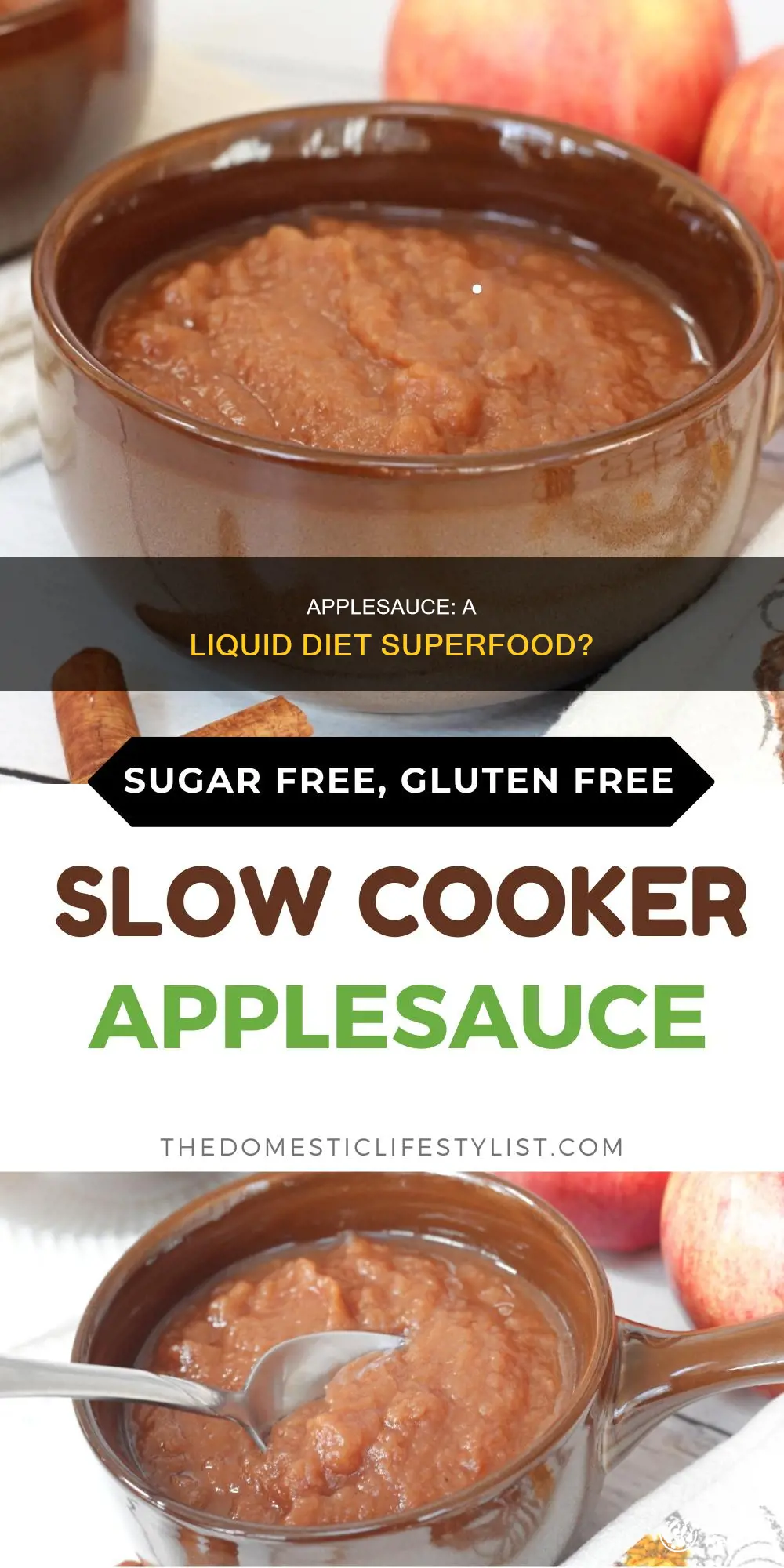 is apple sauce full liquid diet