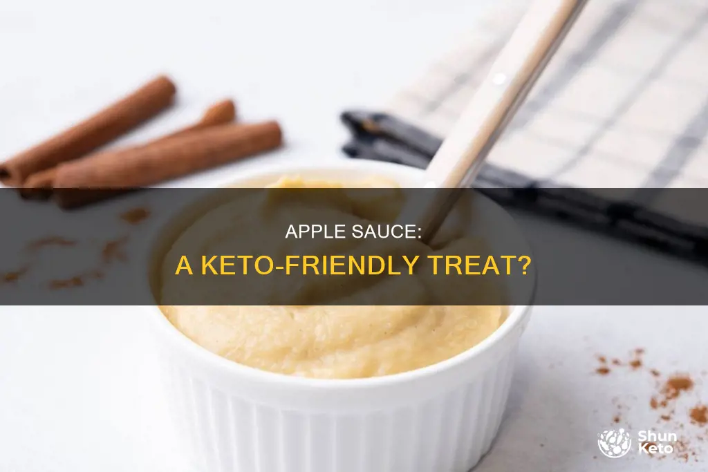 is apple sauce keto