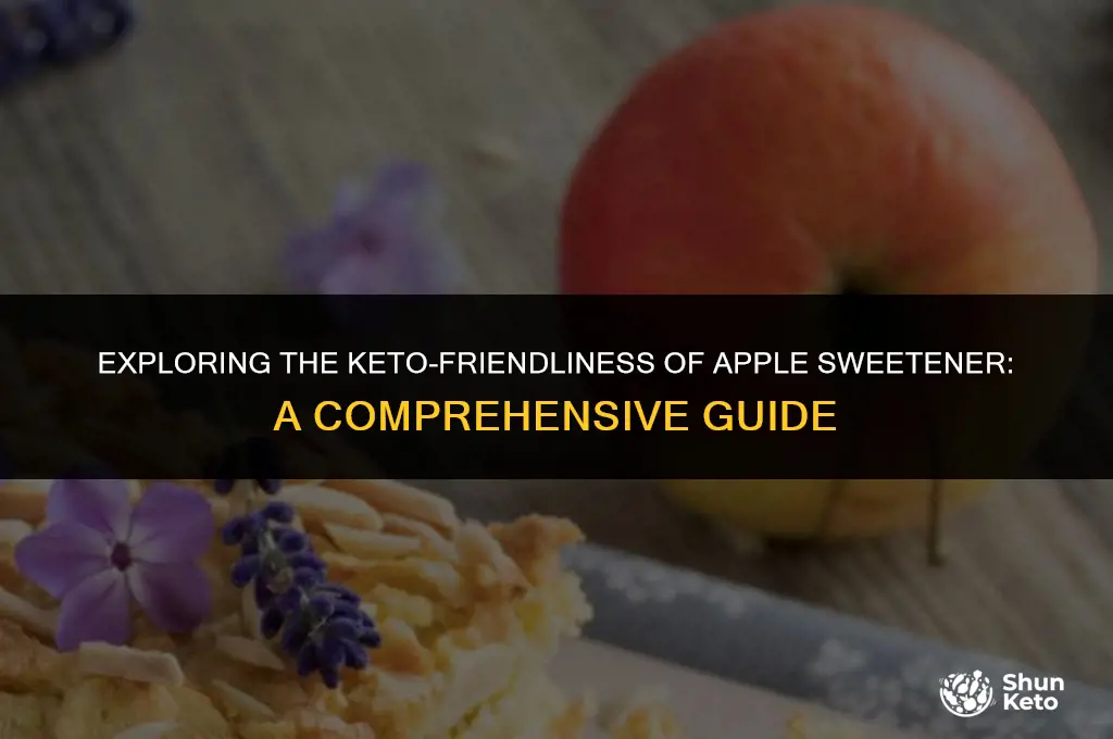 is apple sweetener keto