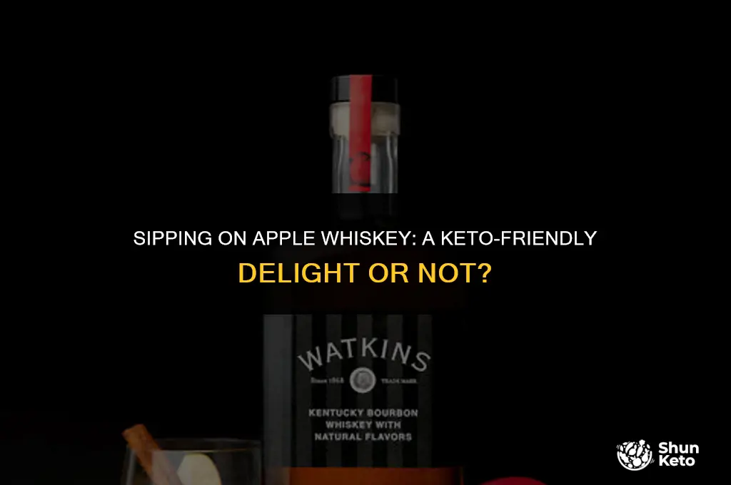 is apple whiskey keto