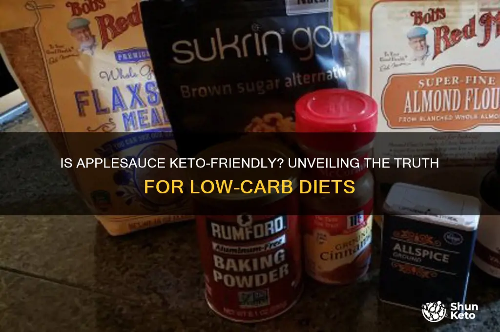 is applesauce keto