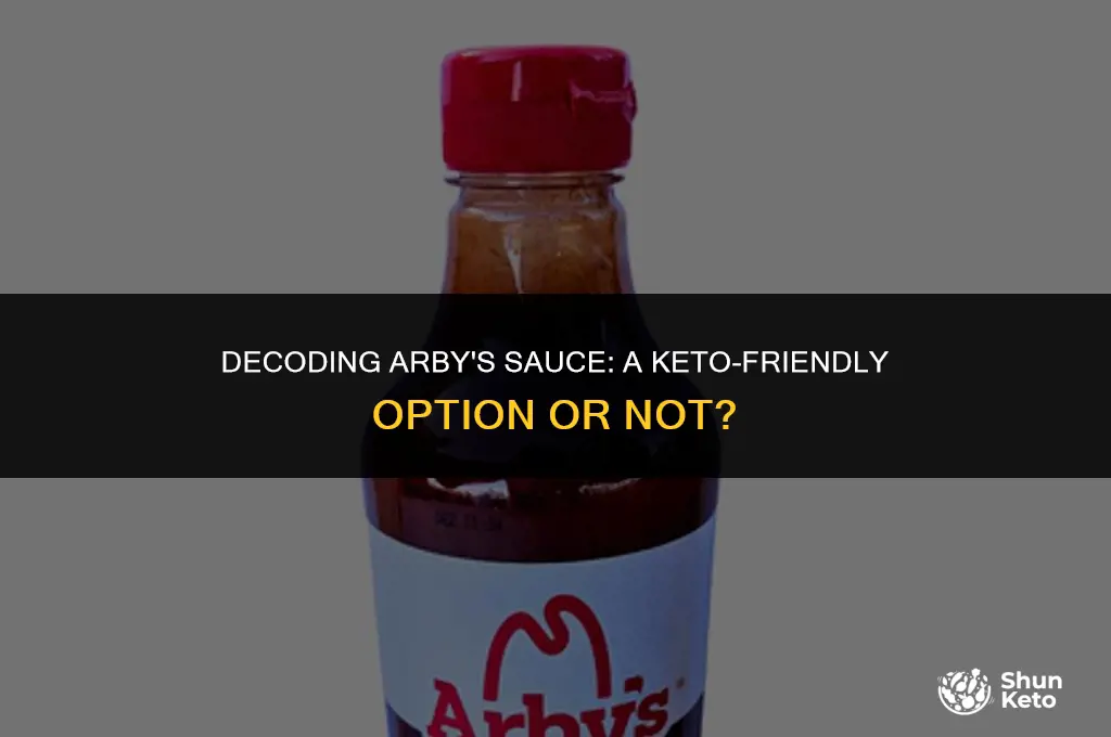 is arby s sauce keto friendly