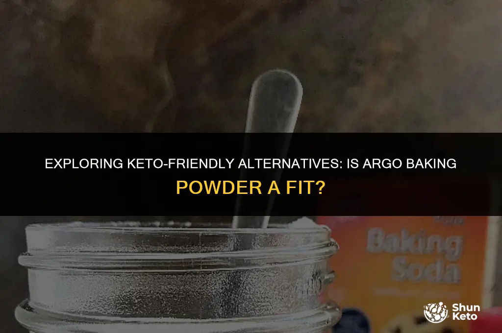 is argo baking powder keto friendly