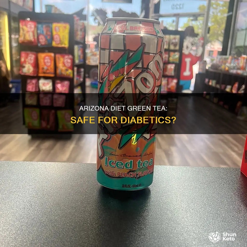 is arizona diet green tea ok for diabetics