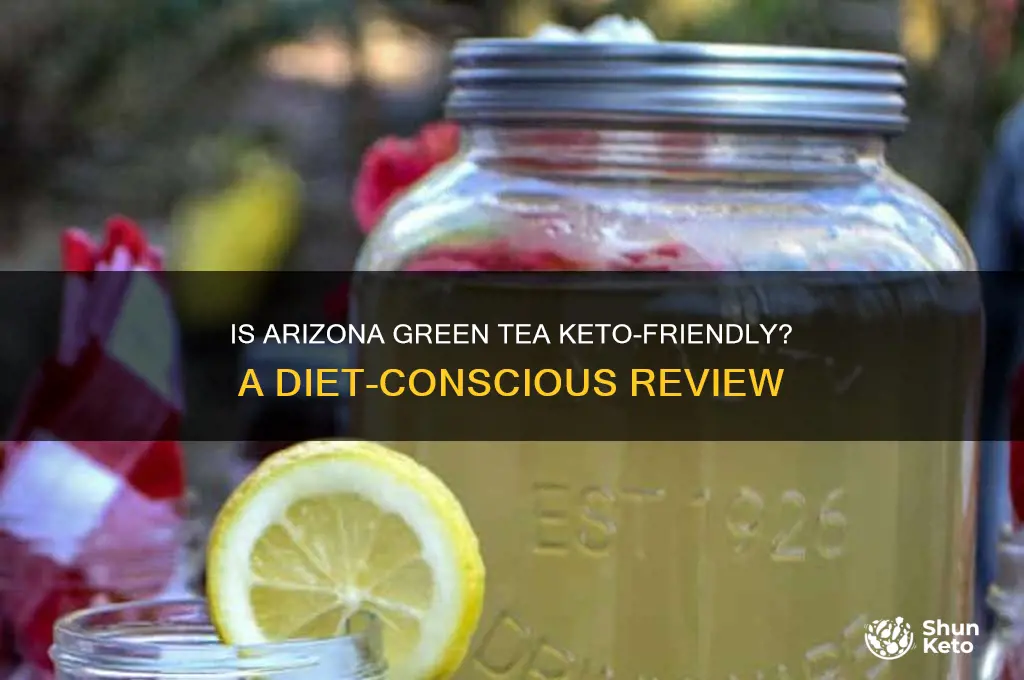 is arizona green tea ok for keto diet