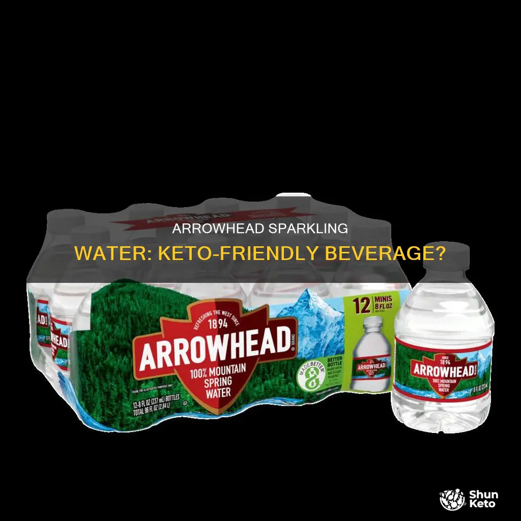 is arrowhead sparkling water allowed on keto